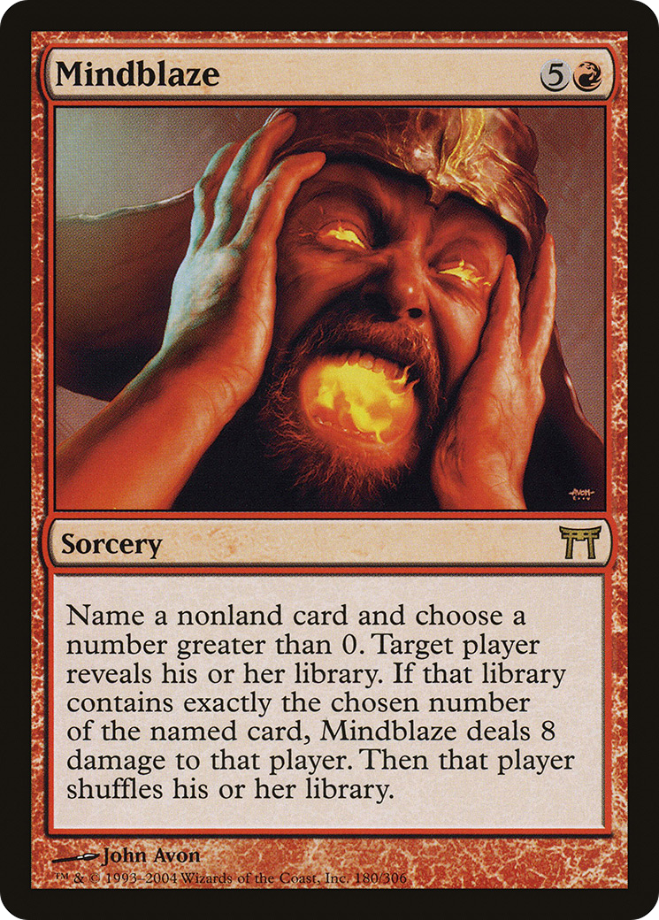 Mindblaze (180) Foil - Champions of Kamigawa
