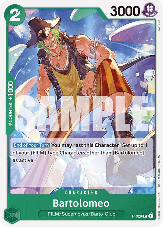 Bartolomeo (P-029) (Reprint)  (P-029) - Premium Booster -The Best-