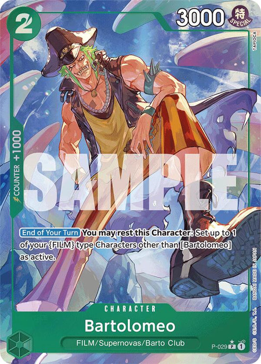 Bartolomeo (P-029) (Full Art) Foil (P-029) - Premium Booster -The Best-