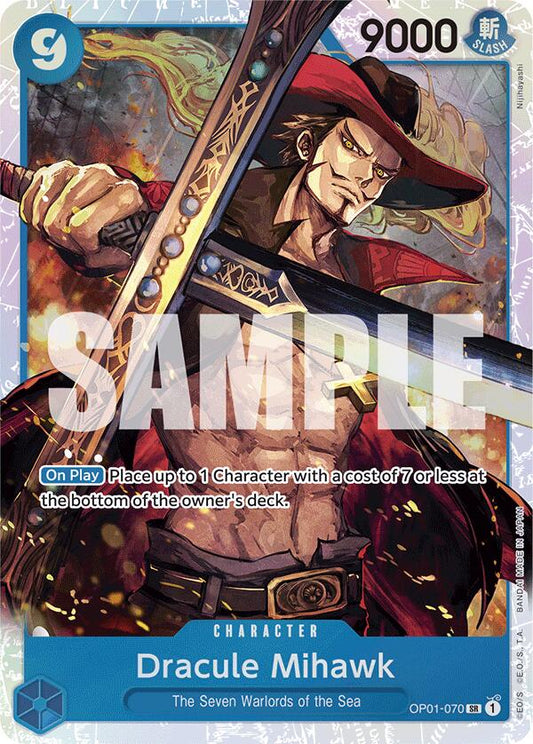 Dracule Mihawk (OP01-070) (Reprint) Foil (OP01-070) - Premium Booster -The Best-