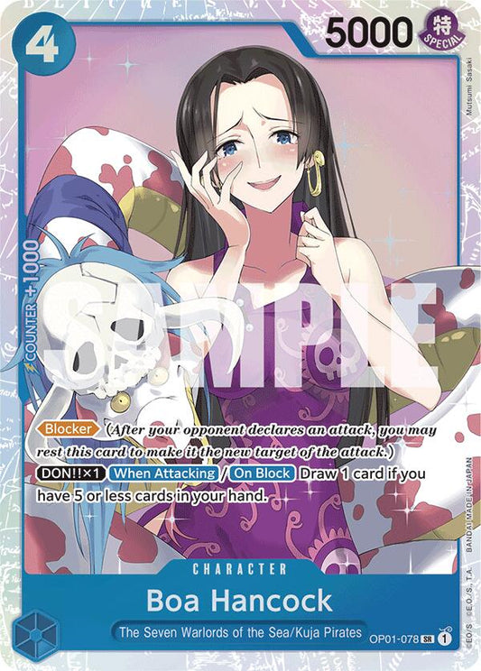 Boa Hancock (OP01-078) (Reprint) Foil (OP01-078) - Premium Booster -The Best-