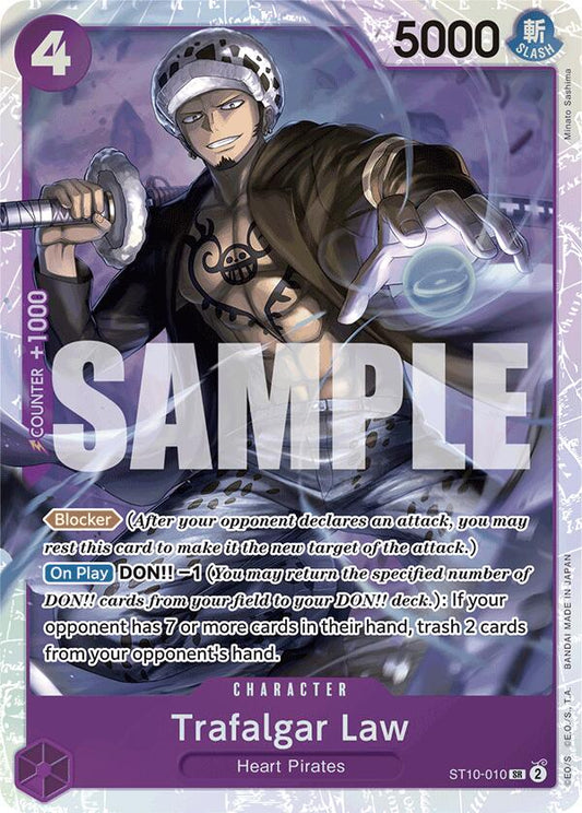 Trafalgar Law (ST10-010) (Reprint) Foil (ST10-010) - Premium Booster -The Best-