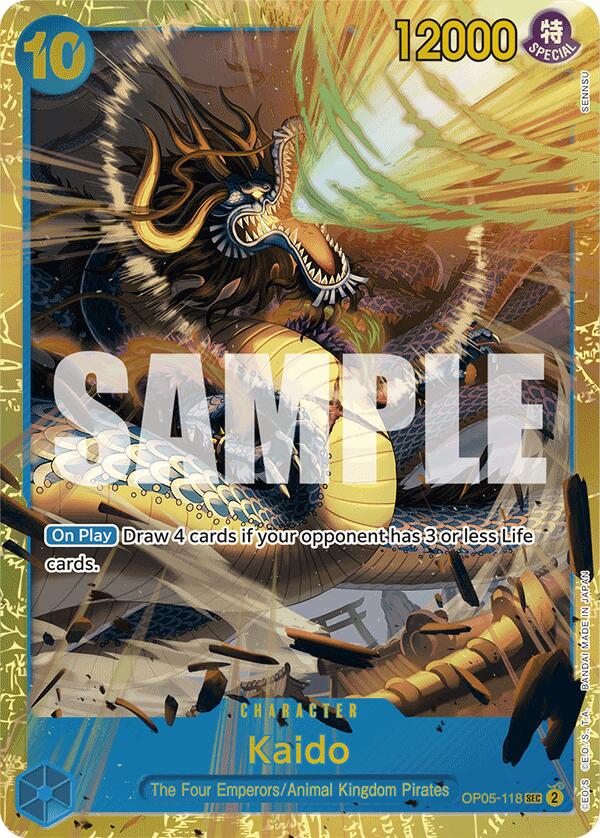 Kaido (OP05-118) (Reprint) (OP05-118) - Premium Booster -The Best- Foil