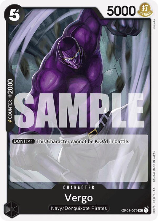 Vergo (Reprint)  (OP03-079) - Premium Booster -The Best-