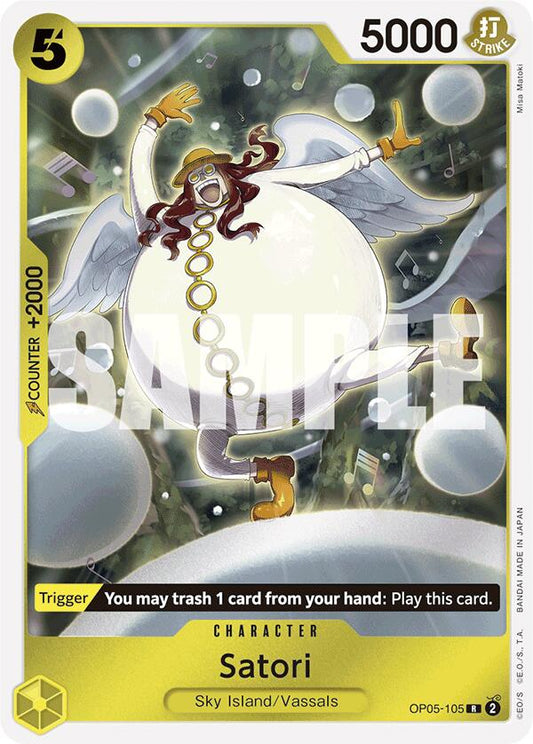 Satori (Reprint) Foil (OP05-105) - Premium Booster -The Best-