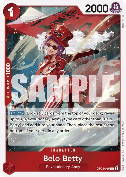 Belo Betty (OP05-015) (Reprint) Foil (OP05-015) - Premium Booster -The Best-