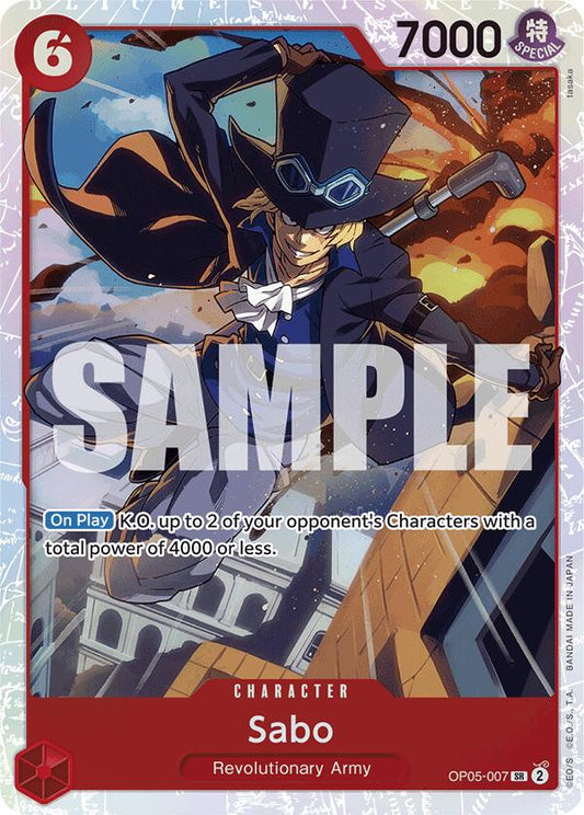 Sabo (OP05-007) (Reprint) Foil (OP05-007) - Premium Booster -The Best-