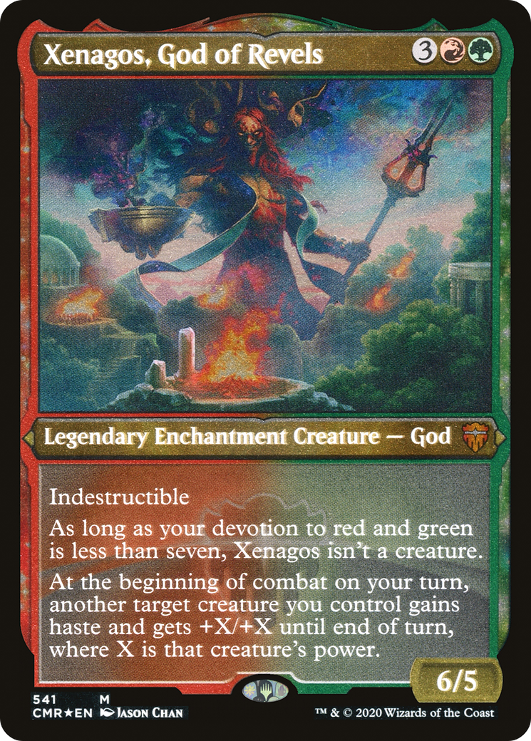 Xenagos, God of Revels (Etched) [Commander Legends] | Silver Goblin