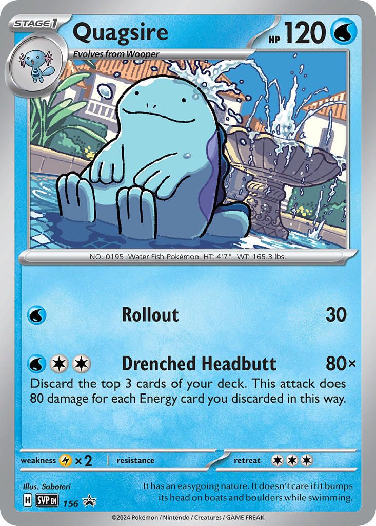 Quagsire (156) [Scarlet & Violet: Black Star Promos] | Silver Goblin