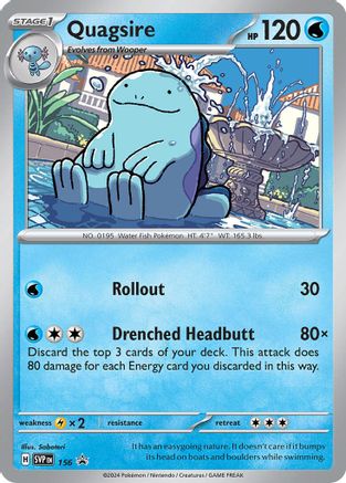 Quagsire - 156 (156) Holofoil - SV Scarlet & Violet Promo Cards