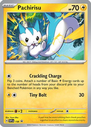 Pachirisu - 158 (158) Holofoil - SV Scarlet & Violet Promo Cards