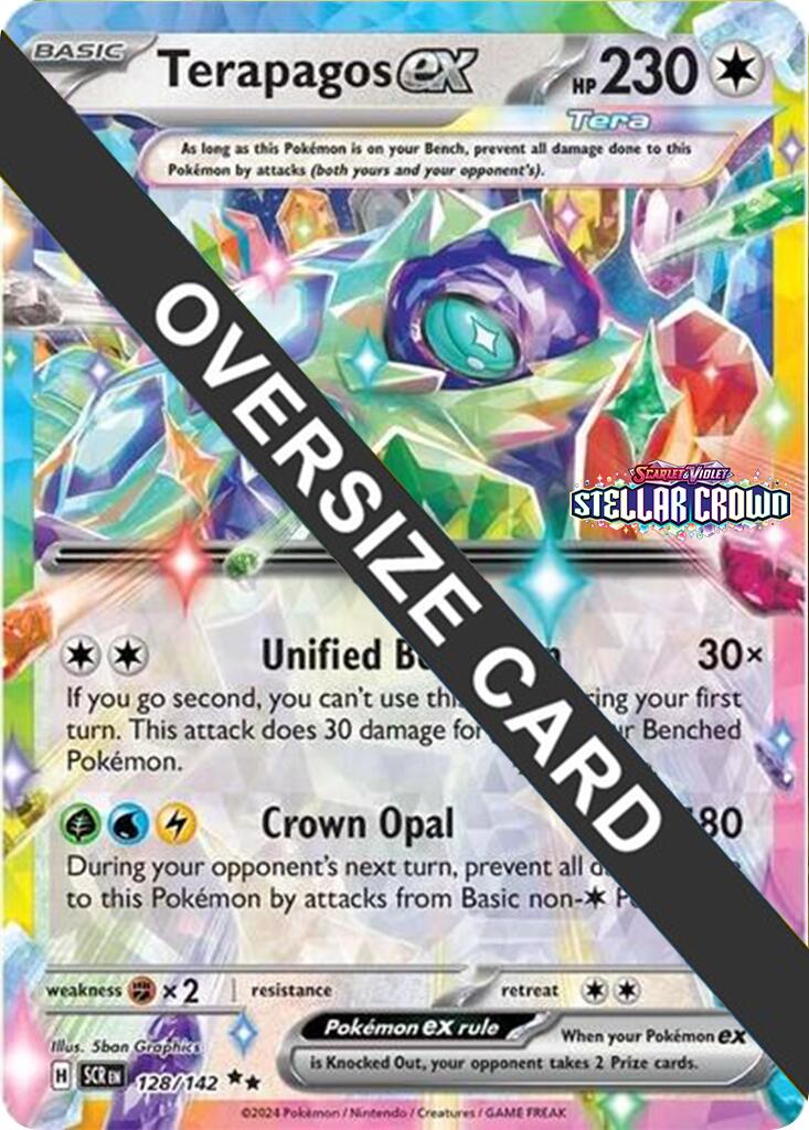 Terapagos ex (128/142) (Jumbo Card) [Scarlet & Violet: Black Star Promos] | Silver Goblin