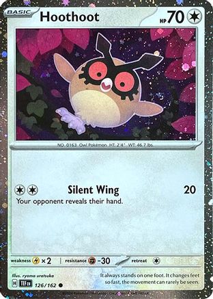 Hoothoot - 126 (Cosmos Holo) (126) Holofoil - SV Scarlet & Violet Promo Cards