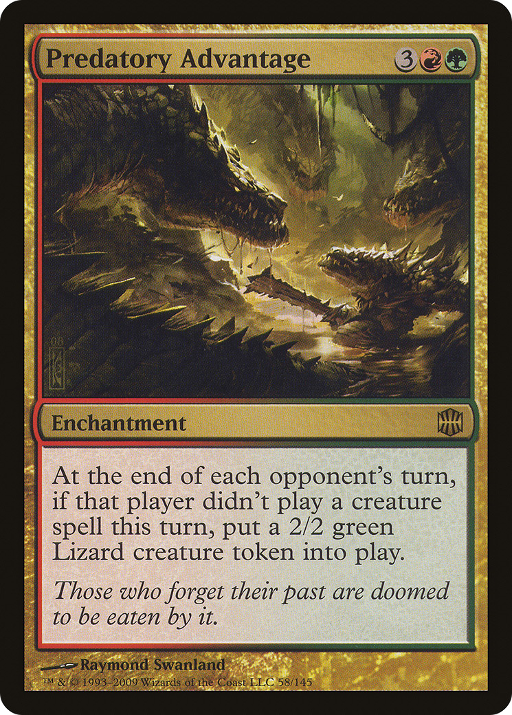 Predatory Advantage [Alara Reborn] Foil
