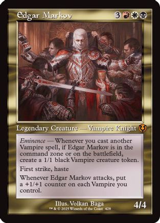 Edgar Markov (Retro Frame) (INR428)  - Innistrad Remastered | Silver Goblin