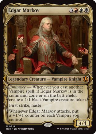 Edgar Markov (Showcase) (INR328) Foil - Innistrad Remastered | Silver Goblin