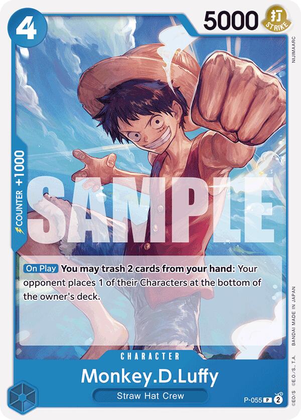 Monkey.D.Luffy (P-055) (Reprint) [Premium Booster -The Best-] | Silver Goblin