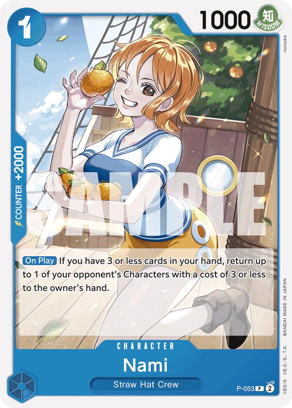 Nami (P-053) (Reprint)  (P-053) - Premium Booster -The Best-