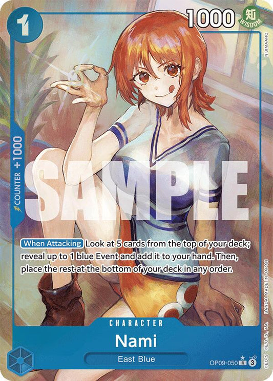 Nami (050) (Parallel) Foil (OP09-050) - Emperors in the New World