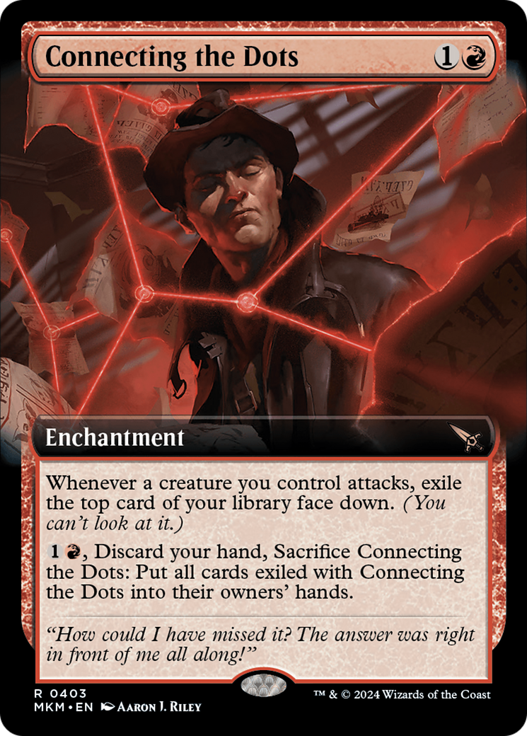 Connecting the Dots (Extended Art) [Murders at Karlov Manor] Foil