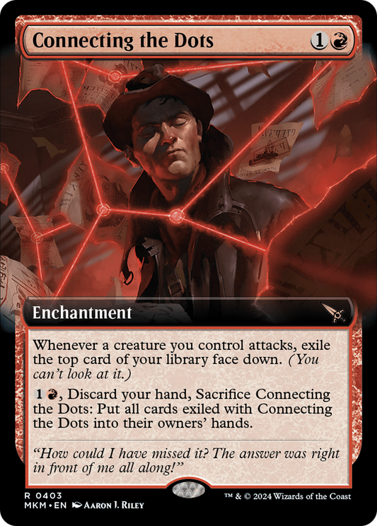 Connecting the Dots (Extended Art) [Murders at Karlov Manor] Foil