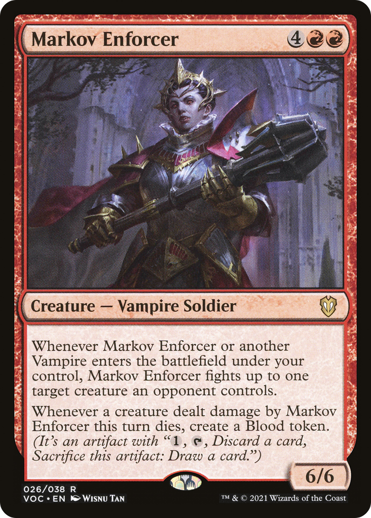 Markov Enforcer [Innistrad: Crimson Vow Commander]