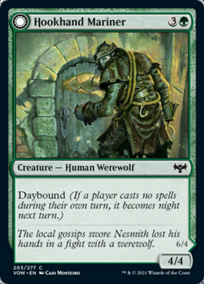Hookhand Mariner // Riphook Raider [Innistrad: Crimson Vow] Foil