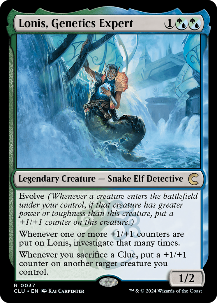 Lonis, Genetics Expert (037) - Ravnica: Clue Edition