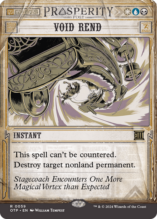 Void Rend [Outlaws of Thunder Junction: Breaking News] Foil