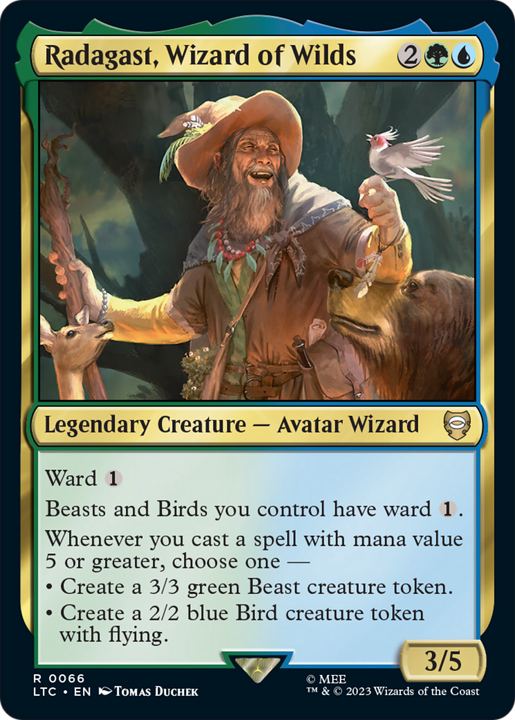 Radagast, Wizard of Wilds [The Lord of the Rings: Tales of Middle-Earth Commander] | Silver Goblin