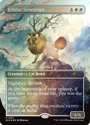 Felidar Sovereign (1827) Foil - Secret Lair Drop