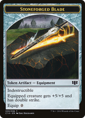 Stoneforged Blade // Germ Double-Sided Token [Commander 2014 Tokens] | Silver Goblin