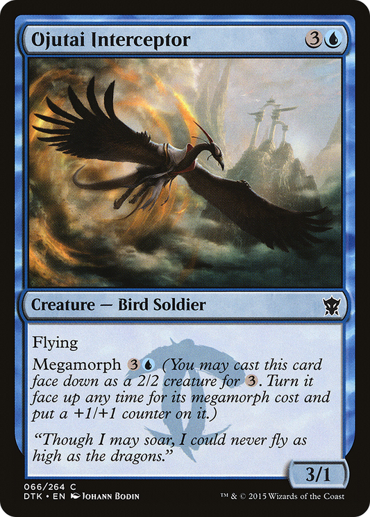 Ojutai Interceptor [Dragons of Tarkir] Foil