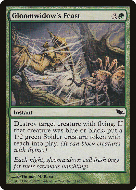 Gloomwidow's Feast [Shadowmoor] Foil