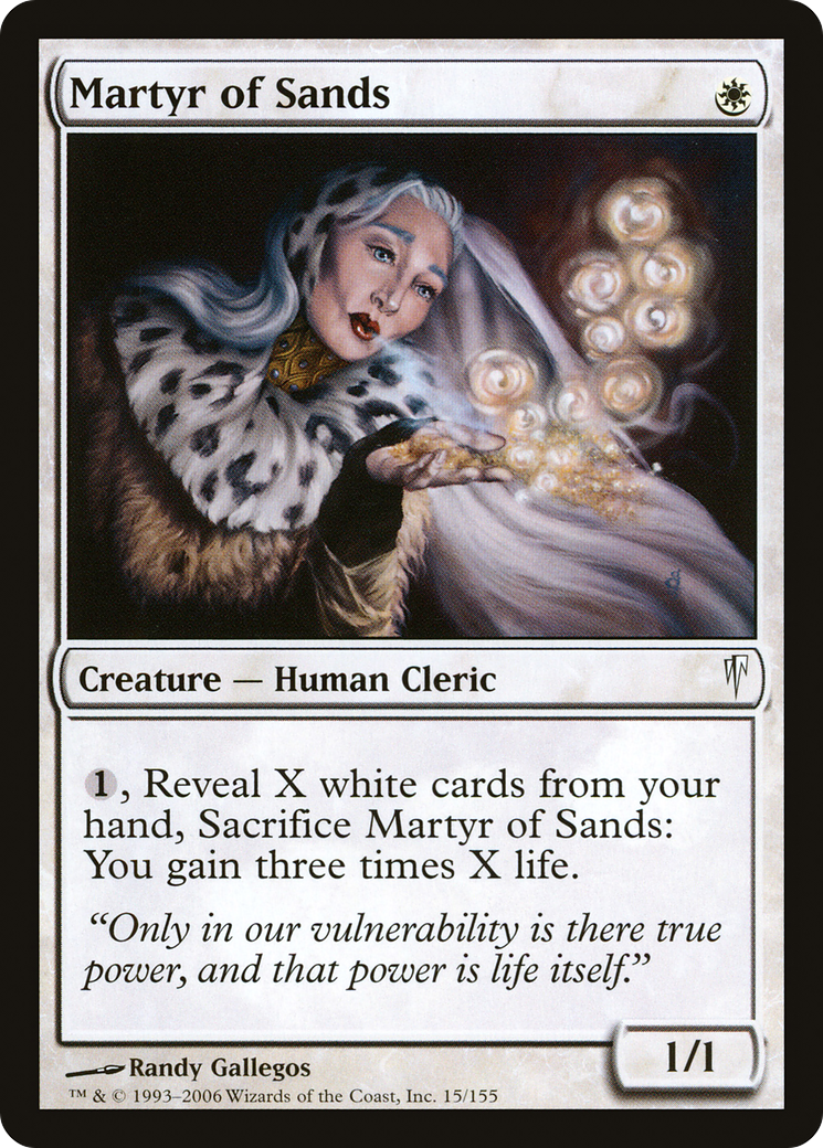 Martyr of Sands [Coldsnap] Foil