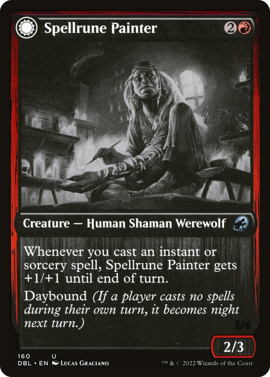 Spellrune Painter // Spellrune Howler [Innistrad: Double Feature] Foil