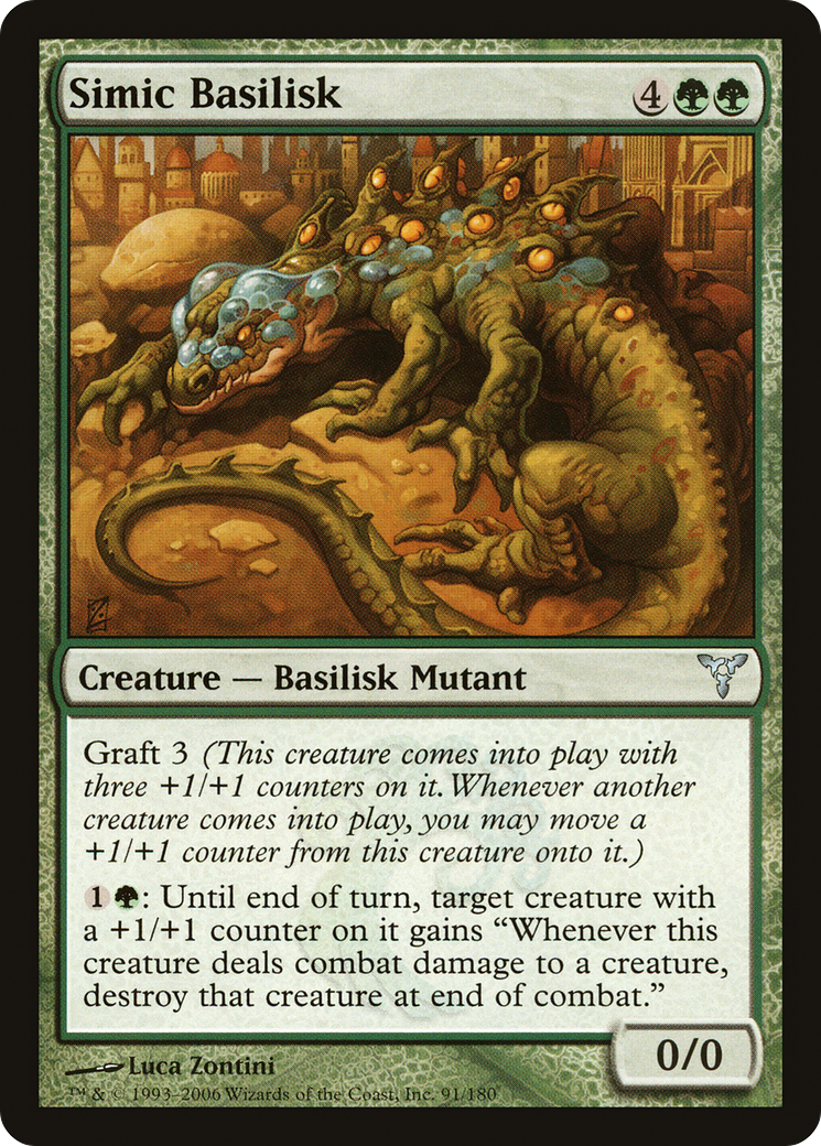 Simic Basilisk (091) Foil - Dissension