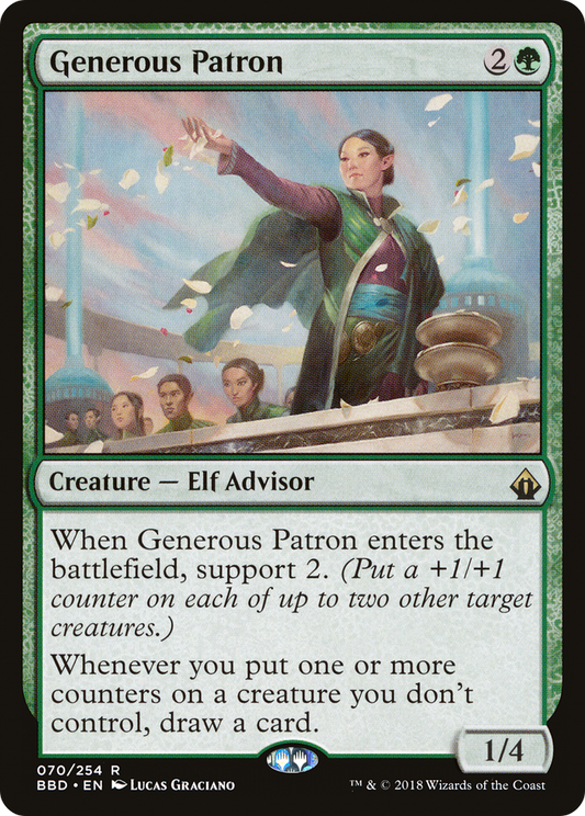 Generous Patron [Battlebond] Foil