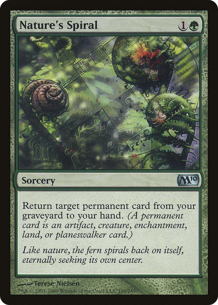 Nature's Spiral (196) Foil - Magic 2010