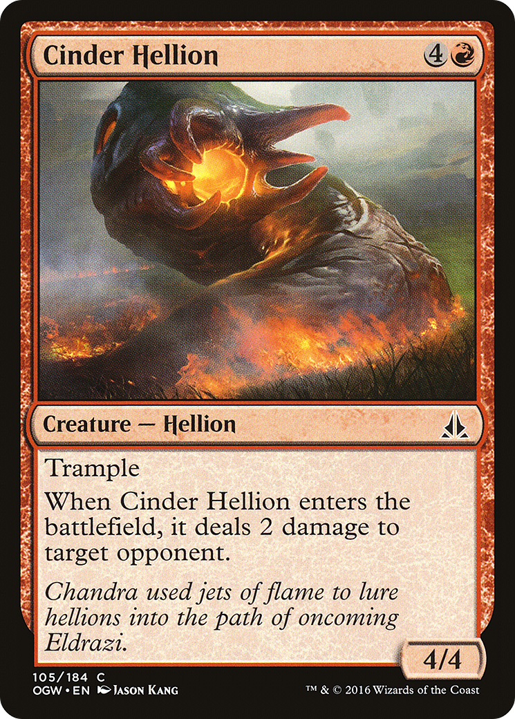 Cinder Hellion [Oath of the Gatewatch] Foil