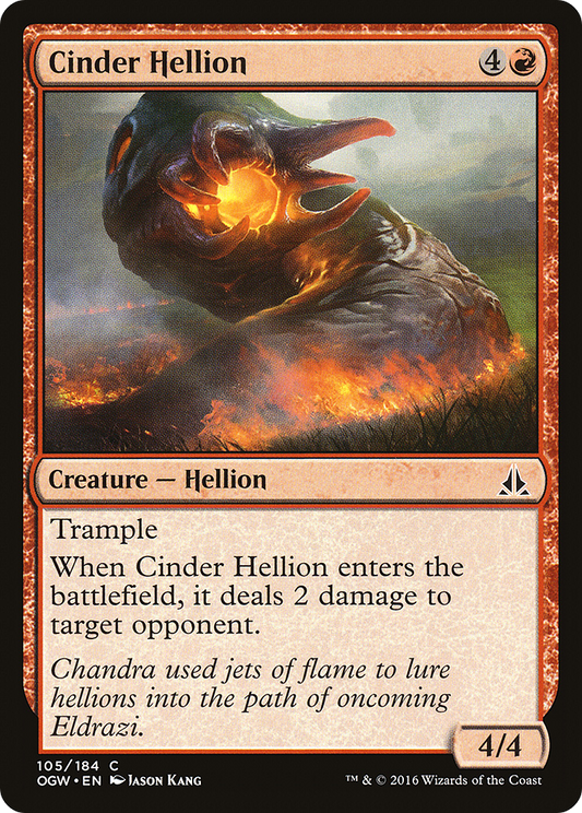 Cinder Hellion [Oath of the Gatewatch] Foil
