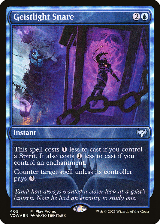 Geistlight Snare (Play Promo) [Innistrad: Crimson Vow] Foil