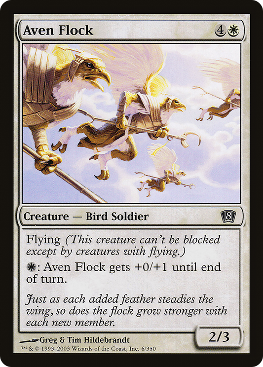 Aven Flock (06★) Foil - Eighth Edition