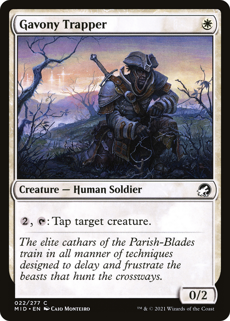 Gavony Trapper [Innistrad: Midnight Hunt] Foil