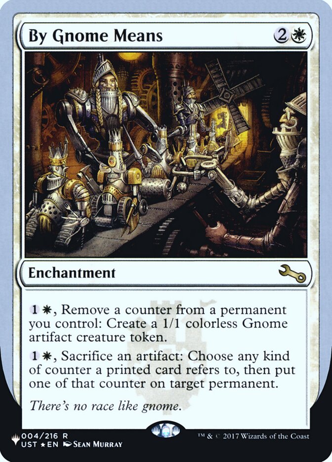 By Gnome Means (Unfinity Foil Edition) [The List] | Silver Goblin