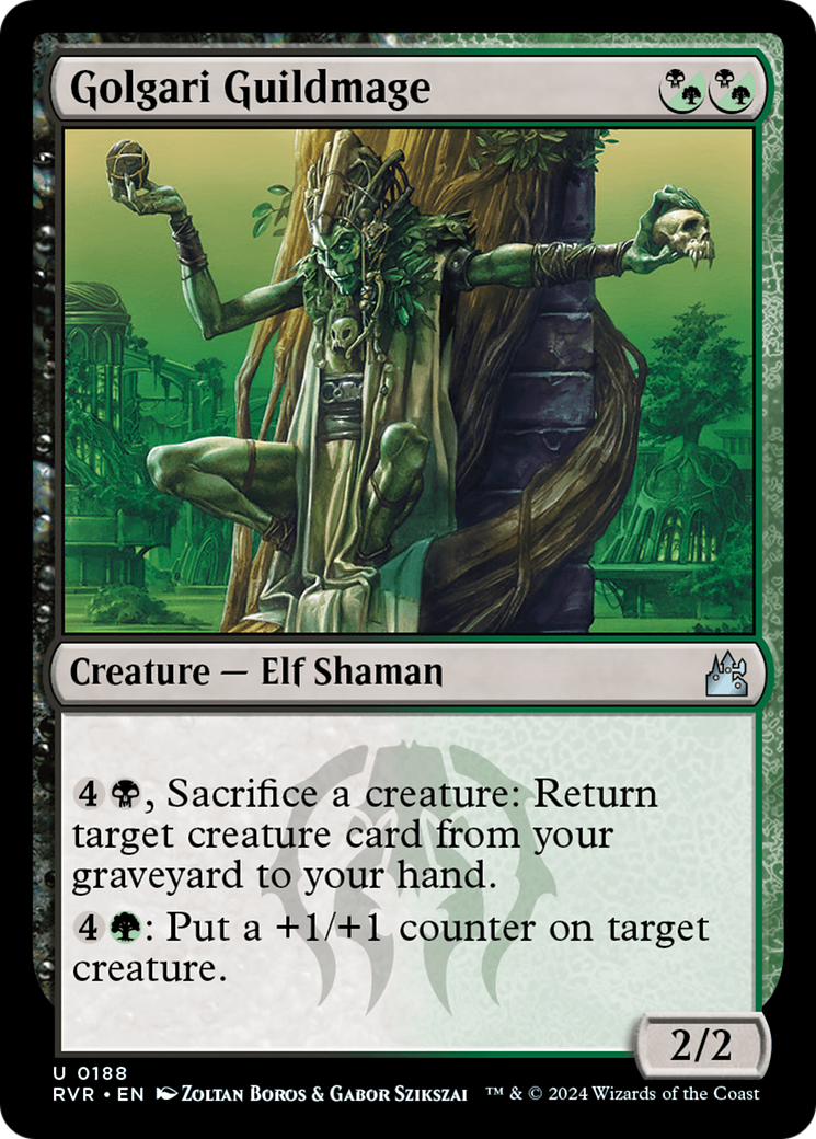 Golgari Guildmage [Ravnica Remastered] Foil