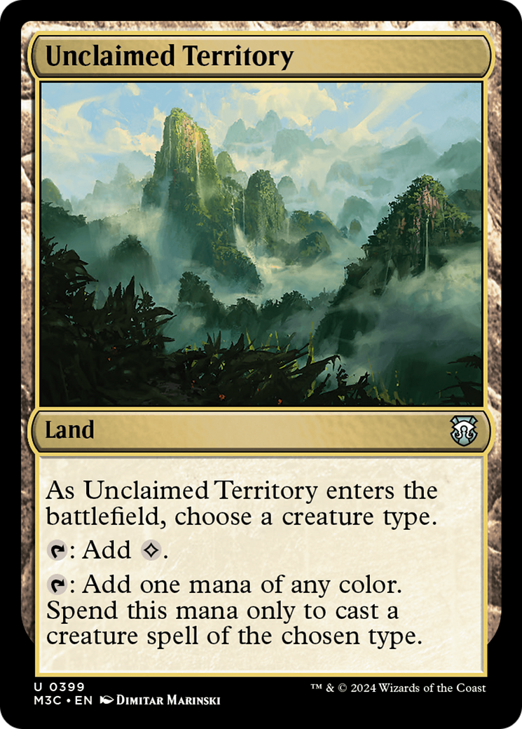 Unclaimed Territory (Ripple Foil) [Modern Horizons 3 Commander] | Silver Goblin