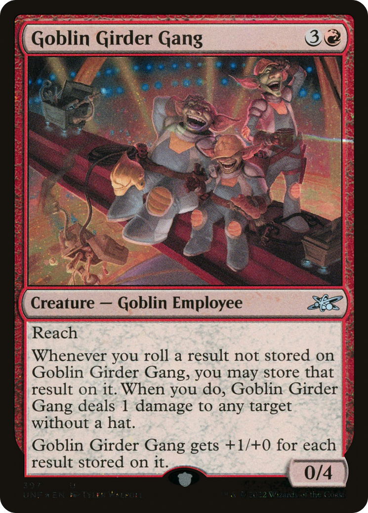 Goblin Girder Gang (Galaxy Foil) [Unfinity] | Silver Goblin