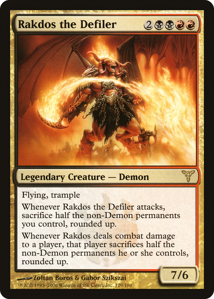 Rakdos the Defiler [Dissension] Foil