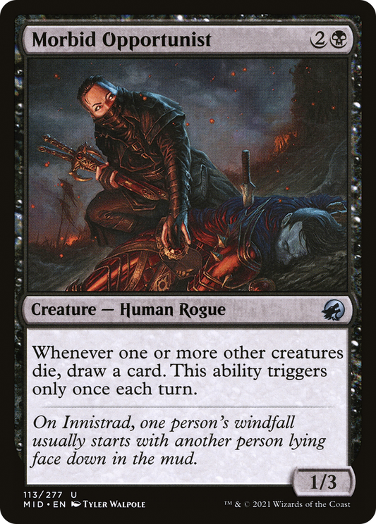 Morbid Opportunist [Innistrad: Midnight Hunt] Foil